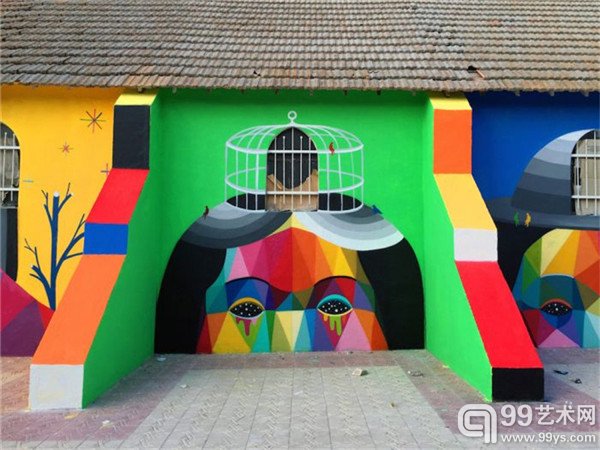 Okuda San Miguel的绘画作品