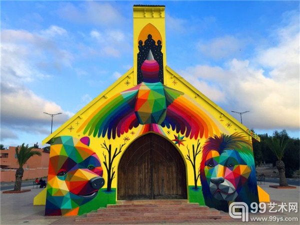 Okuda San Miguel的绘画作品