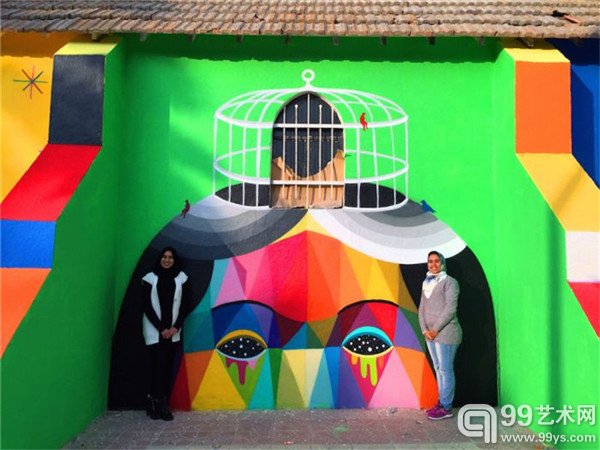 Okuda San Miguel的绘画作品