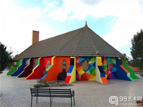 Okuda San Miguel的绘画作品