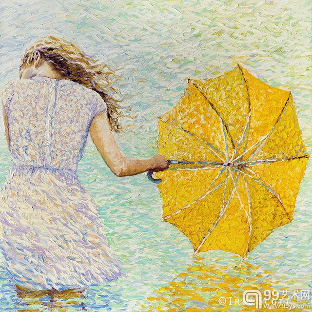 投笔从手！摇曳于微风中的手感画