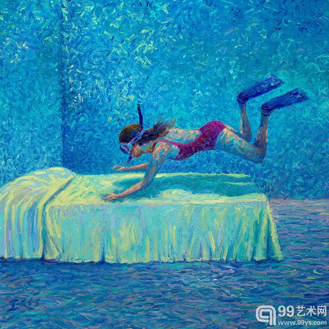 投笔从手！摇曳于微风中的手感画