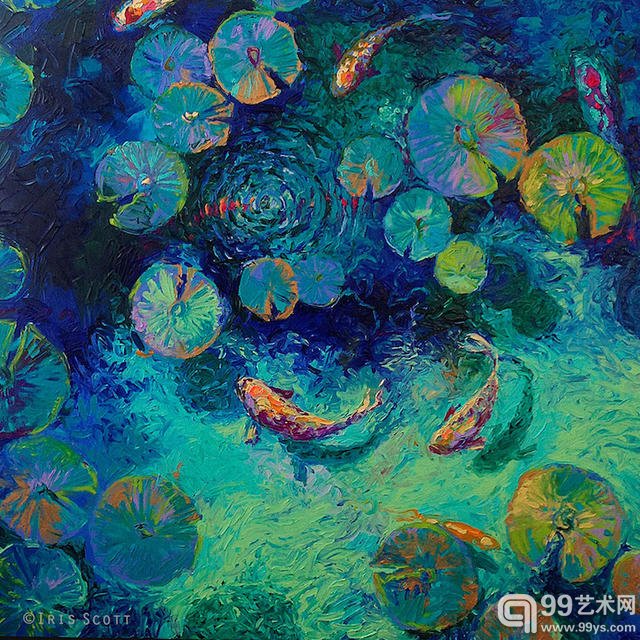 投笔从手！摇曳于微风中的手感画
