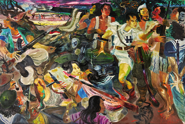 亨德拉·古拿温（Hendra Gunawan；1918–1983）《独立战争中的阿里·萨迪金》 1978 年作