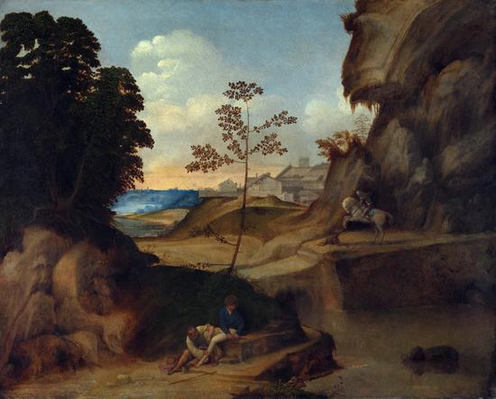 Giorgione, Il Tranmanto. National Gallery, London