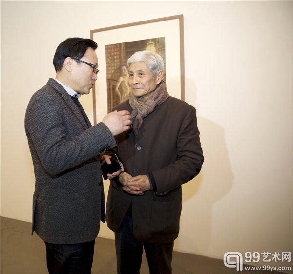 江苏省文化厅巡视员高云与庄弘醒先生交谈