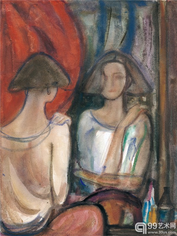对影 42×55cm 2010 年