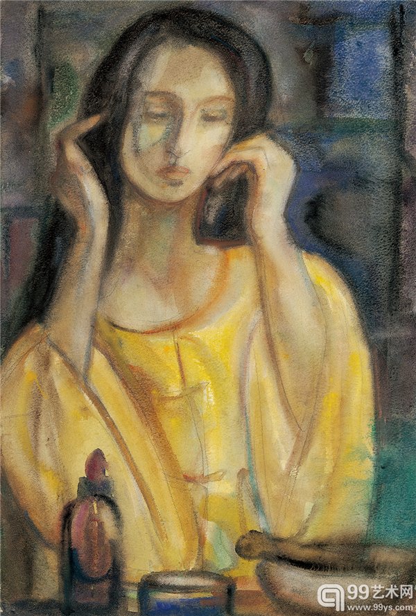 晚妆 38×56cm 2005 年