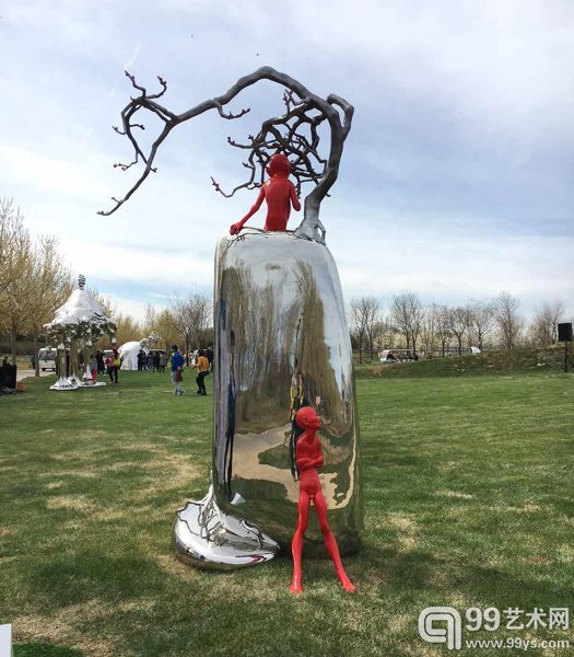 展览现场展出作品