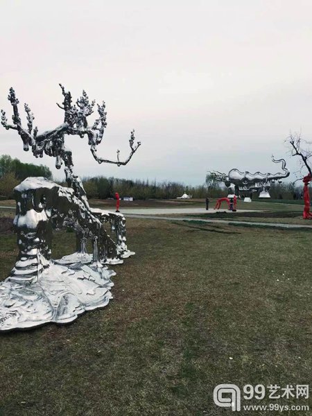 展览现场展出作品