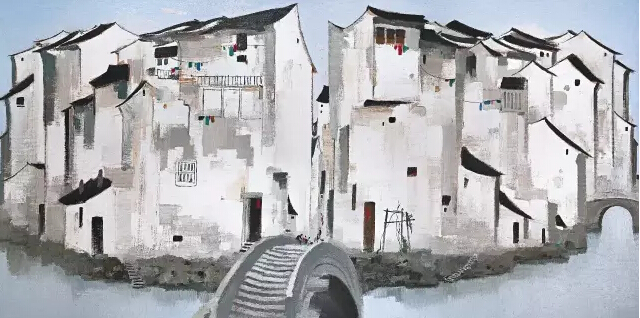 吴冠中 《周庄》 成交价：2.36亿港元