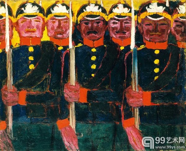 《士兵》（Soldiers, 1913年）