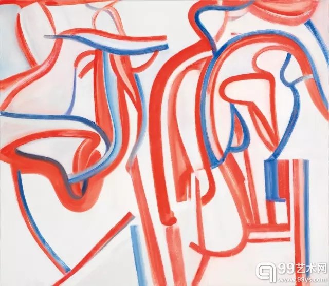 威廉·德·库宁 (1904-1997) 《无题XXIX》 油彩 画布 196.6 x 223.5 公分 1986年作 美元 4,000,000-6,000,000