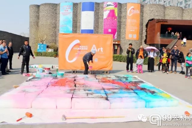 特邀嘉宾著名李广明先生创作冰墨作品