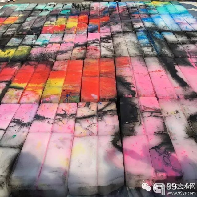 特邀嘉宾著名李广明先生创作冰墨作品