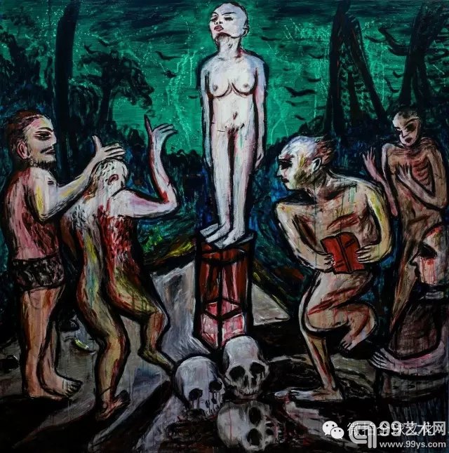隐秘的存在—伟大的预言 150×150cm 2015