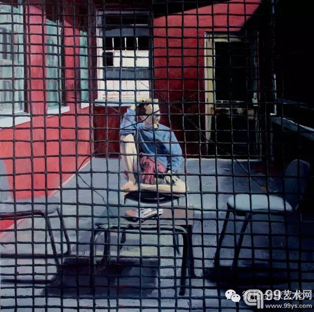 灰网之二 97x97cm 2013