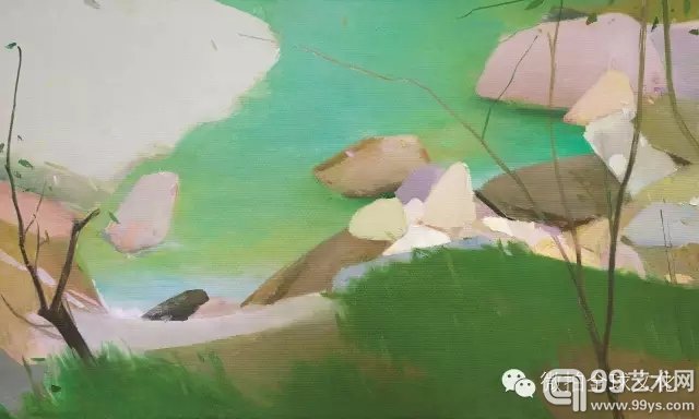 林泉三  2015年 120X200cm 