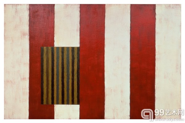 Pale Fire，Oil on linen，243.8 x 372.1 cm，1988，微暗的火，亚麻布面油画