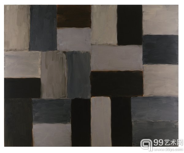 Wall of Light_North,Oil on linen,274 x 335.5 cm,2007,光之壁·北方,亚麻布面油画,274 x 335.5 厘米,2007年，_Sean Scully Studio 