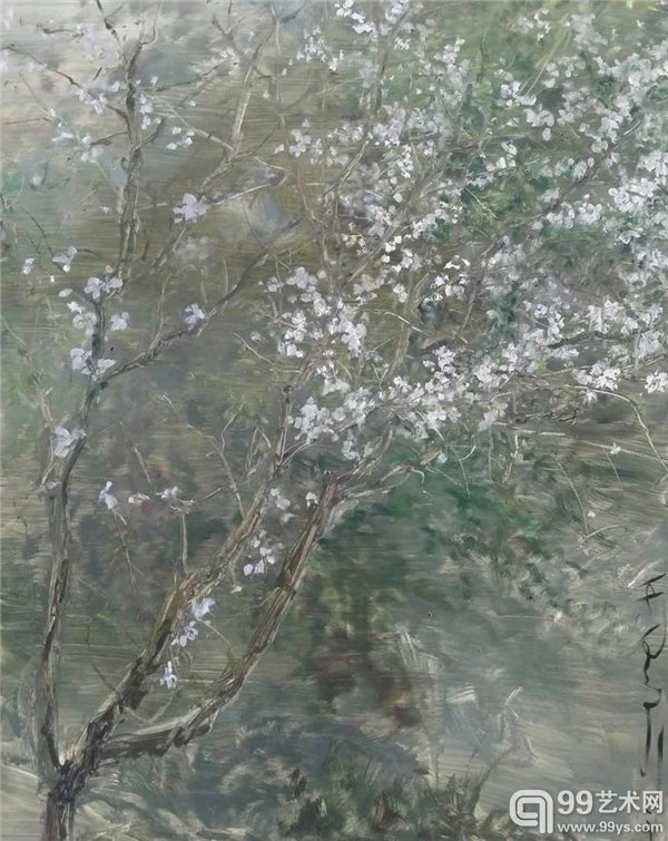 杂花（2015）80x100cm