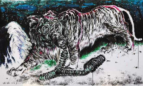 　　孙逊“The Time Vivarium时间公园”（ 孙逊版权所有，鸣谢：纽约Sean Kelly 画廊）