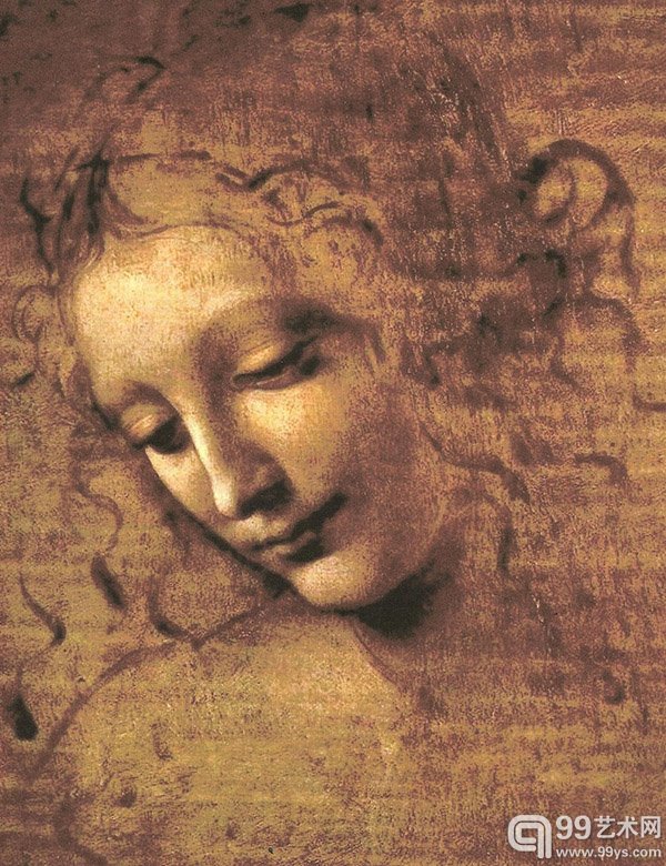 女人头像，达芬奇，1500—05