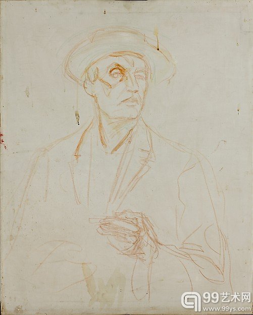 自画像，蒙克，1930