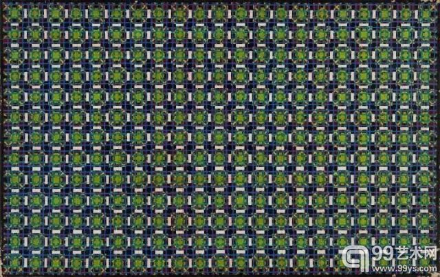十示90-5，1990，布面丙烯，100 x 160 cm