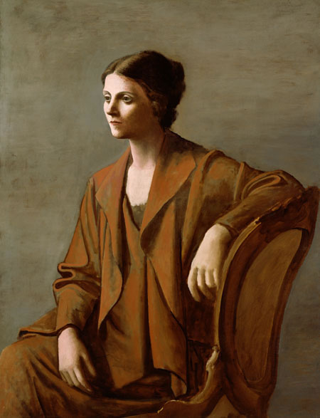 毕加索的妻子《奥尔加画像》（1923年）