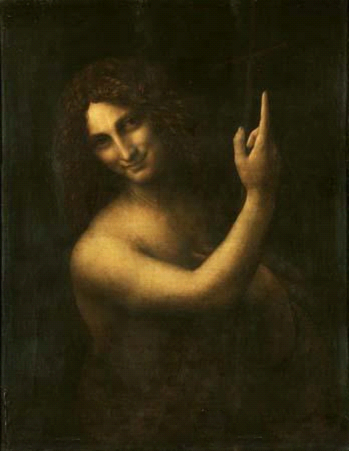 列奥纳多·达·芬奇，《施洗者圣约翰》(St John the Baptist)，1513