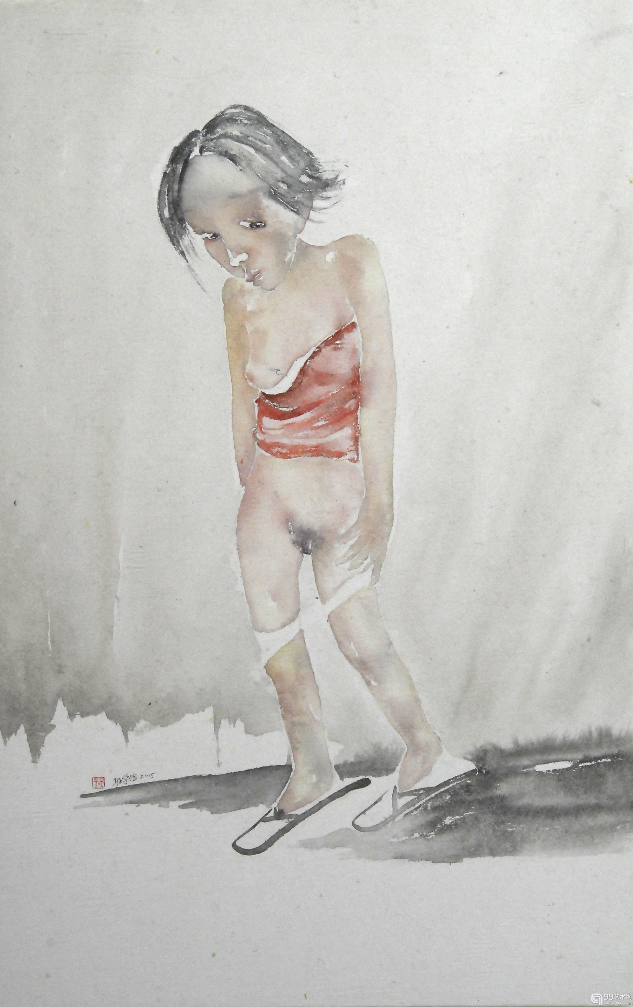 班学俭 盛女系列 105×64cm 纸本水墨 2015.jpg班学俭 盛女系列 105×64cm 纸本水墨 2015