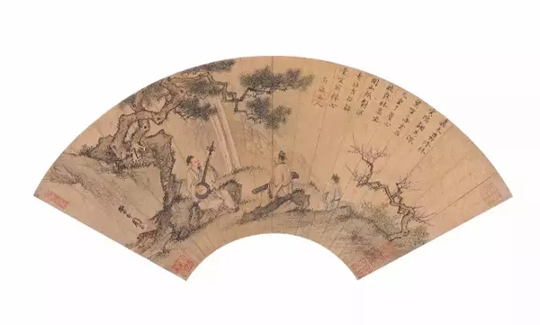 周臣（明成化-嘉靖；15-16世纪）山水人物册 （局部）册页十开 设色纸本 19 × 53 cm × 10