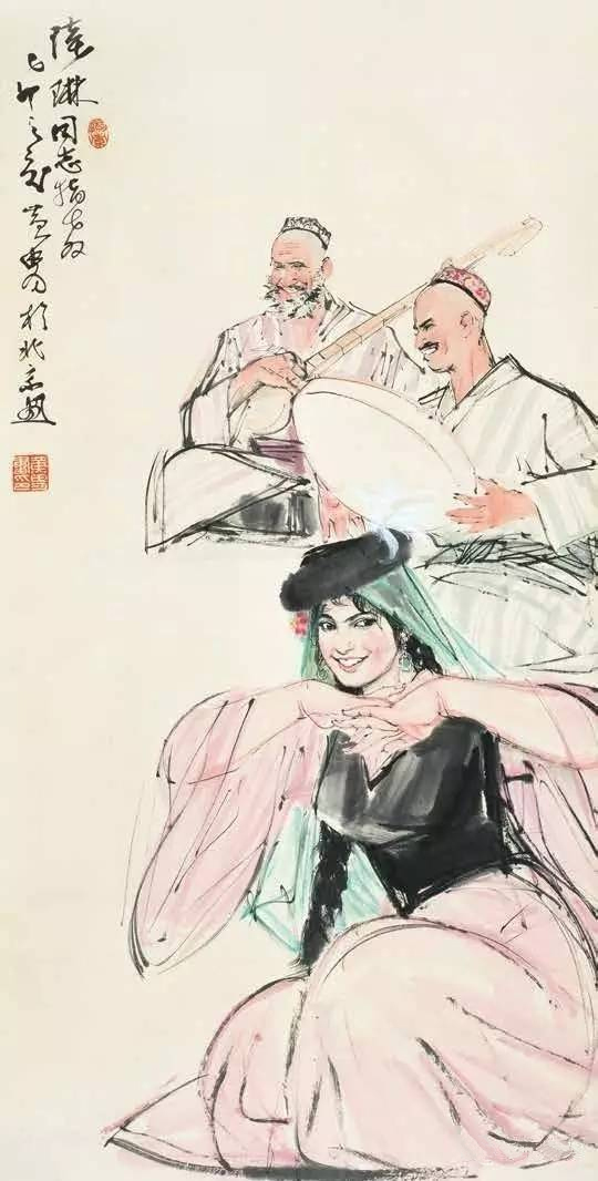  Lot469 黄胄(1925-1997) 于阗喜舞