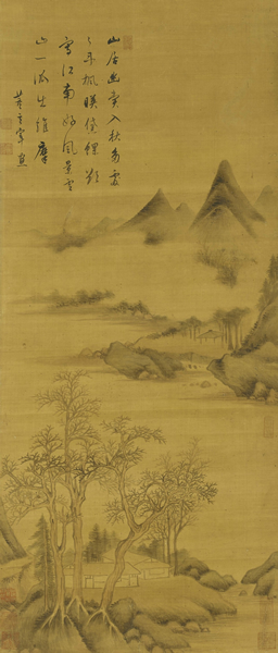 董其昌（1555-1636）《山居幽赏图》