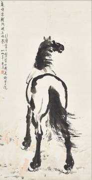 徐悲鸿 (1895-1953) 《迥立向苍苍》