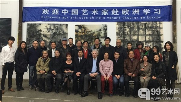 赴法国活动照片