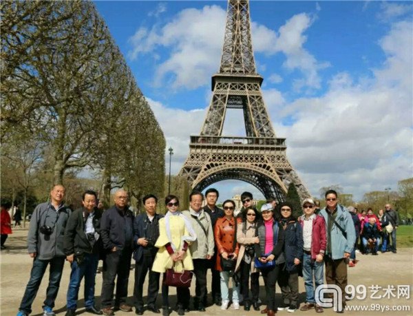 赴法国活动照片