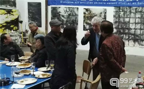 赴法国活动照片
