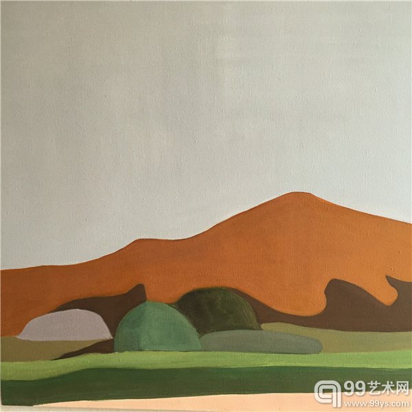 布面油画 60x60cm 2014年