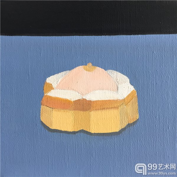 布面油画 乳酪15x15cm  2016年