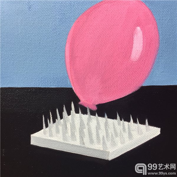 布面油画 扎 20x20cm 2016年