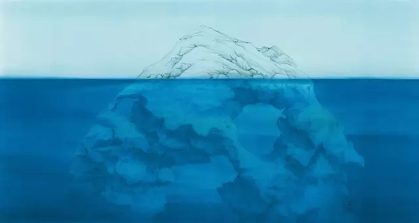 徐累 气与骨—云林石  2013年 绢本水墨 104×195cm