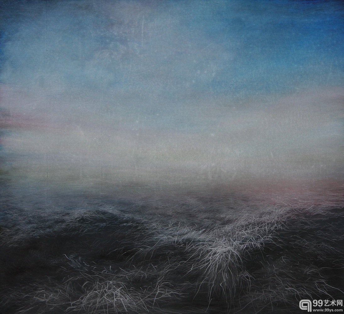 无题1510 100×110cm 布面油彩 2015