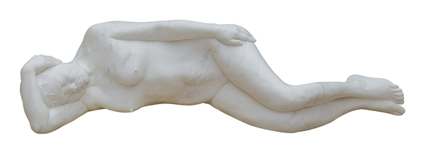 雕塑sculpture(汉白玉white marble)35X140X43cm,2015