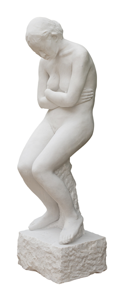 雕塑sculpture(汉白玉white marble)146X40X46cm,2016雕塑