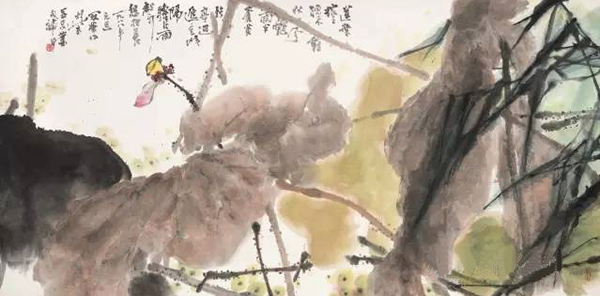 高冠华 莲叶振振晚来霜