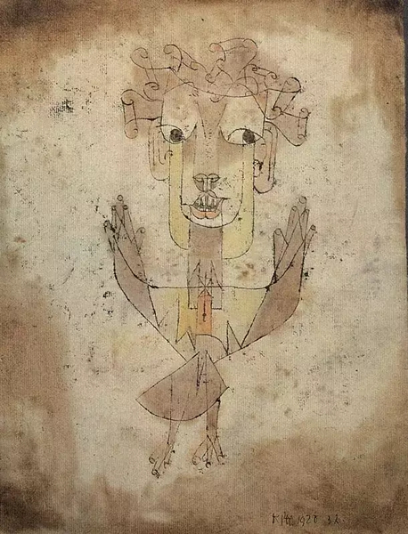 图一，保罗·克利，《新天使》，1920