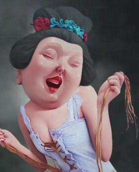 刘君 《仕女系列-1》 160 x 120cm 布面油彩 2011