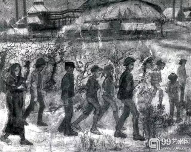 梵高的早期素描,足够人感动落泪